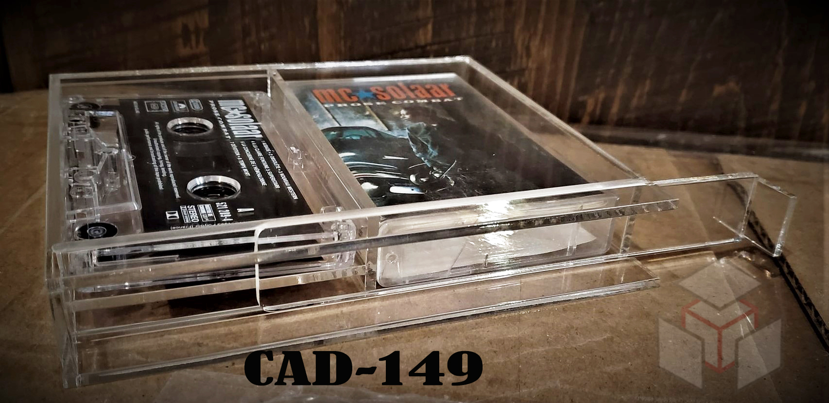 Display Case Musique Cassette 4 Pistes | Canadian Acrylic Display